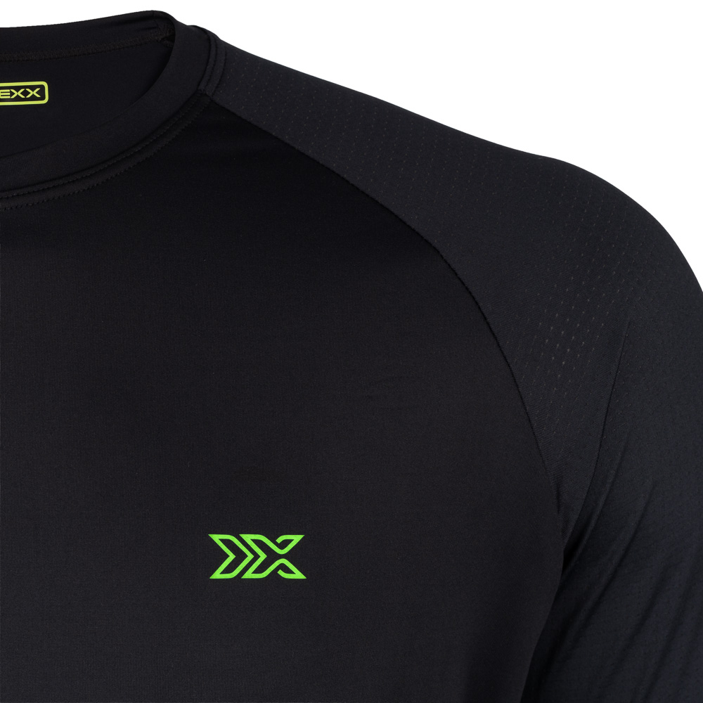 Camiseta Moto Texx Segunda Pele Longa Season V2 Preto