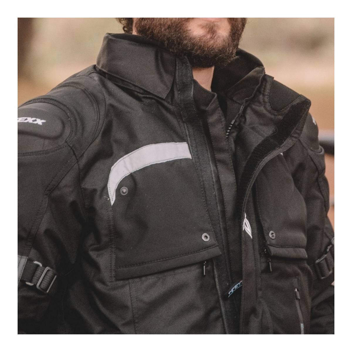 Jaqueta Moto Texx Armor Airbag V2 Masculina Preta