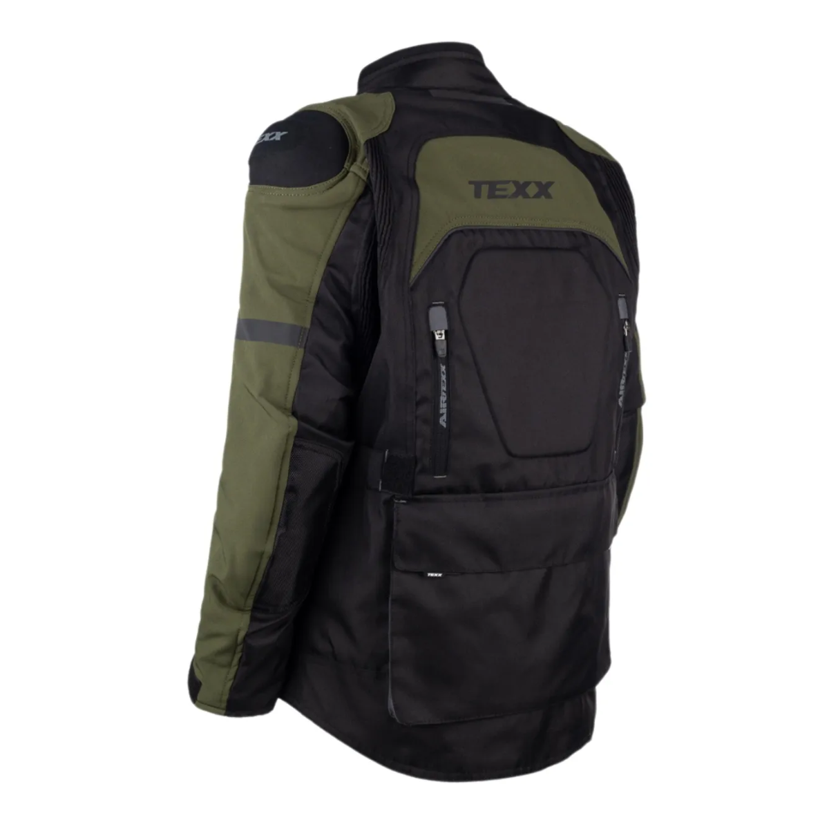 Jaqueta Moto Texx Armor Feminina Preta Verde