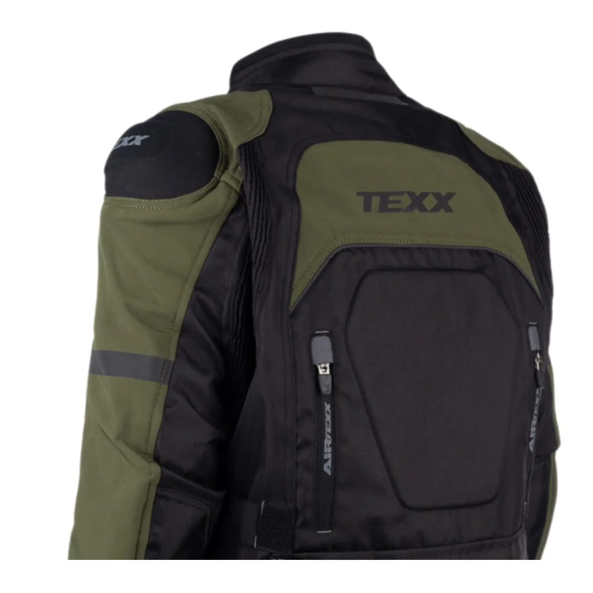 Jaqueta Moto Texx Armor Feminina Preta Verde
