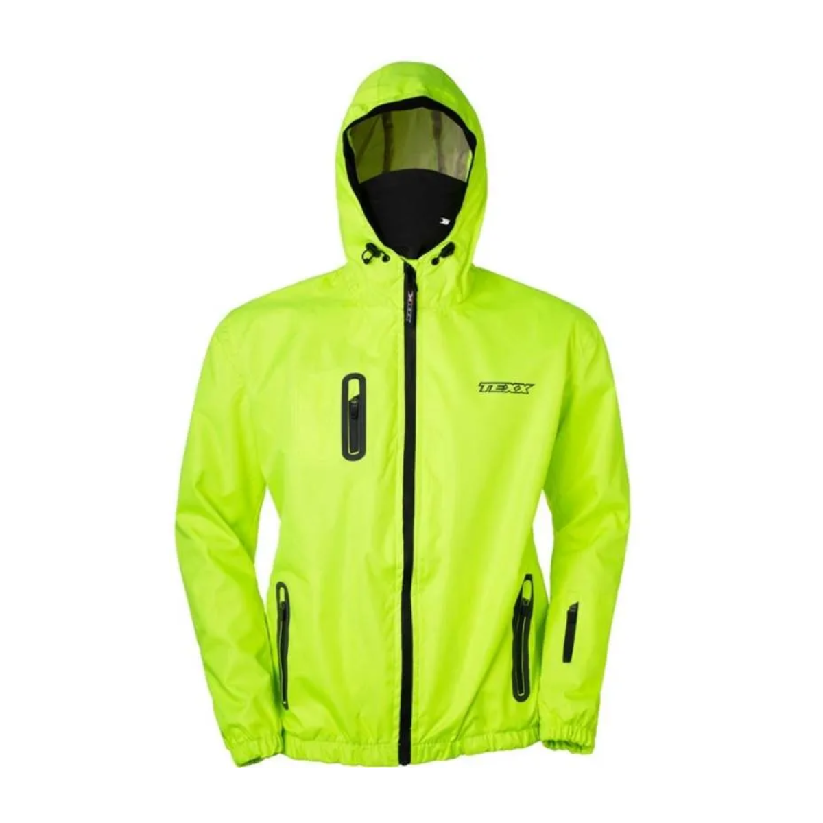 Jaqueta Moto Texx Corta Vento Neon Com Balaclava Verde