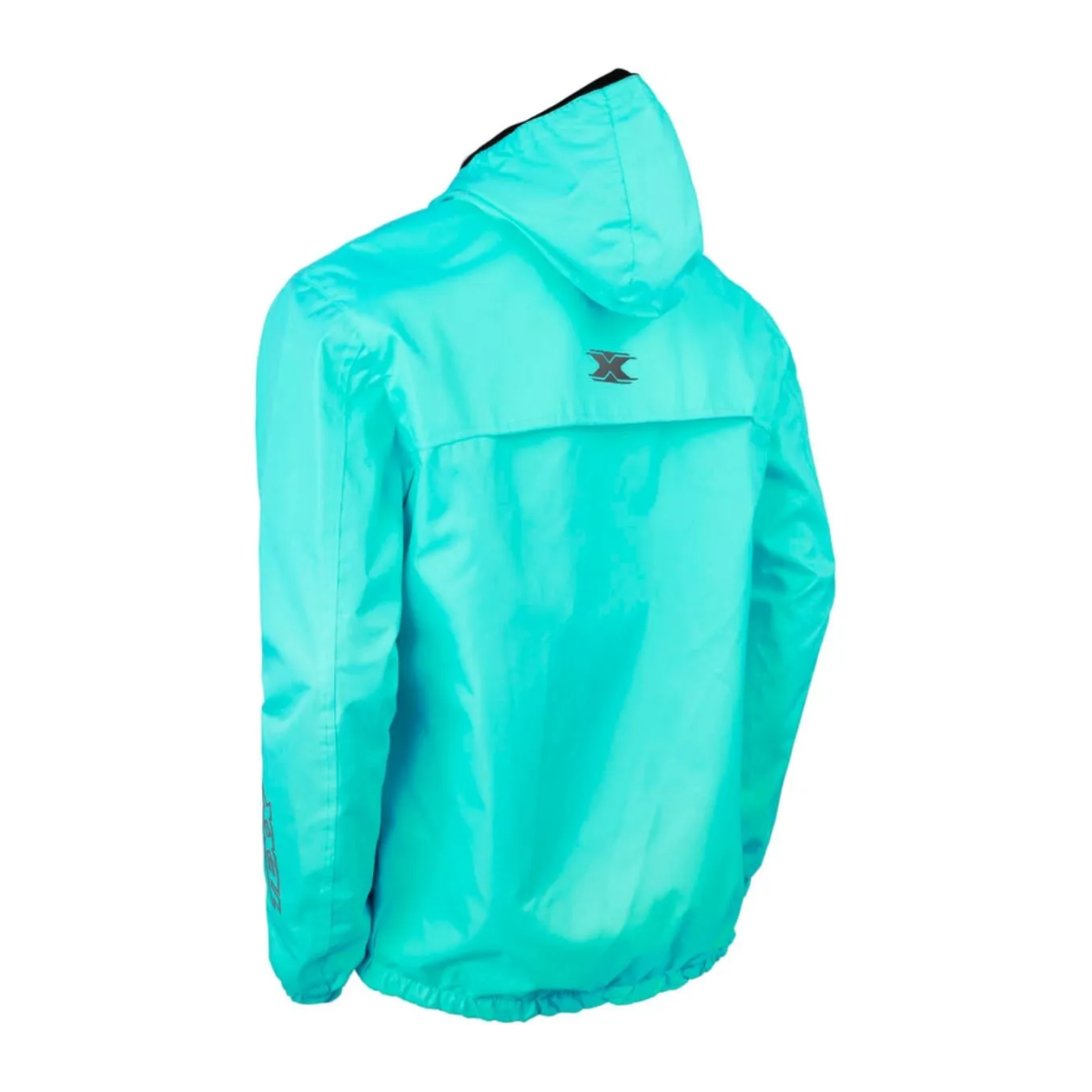 Jaqueta Moto Texx Corta Vento Neon Com Balaclava Azul Claro
