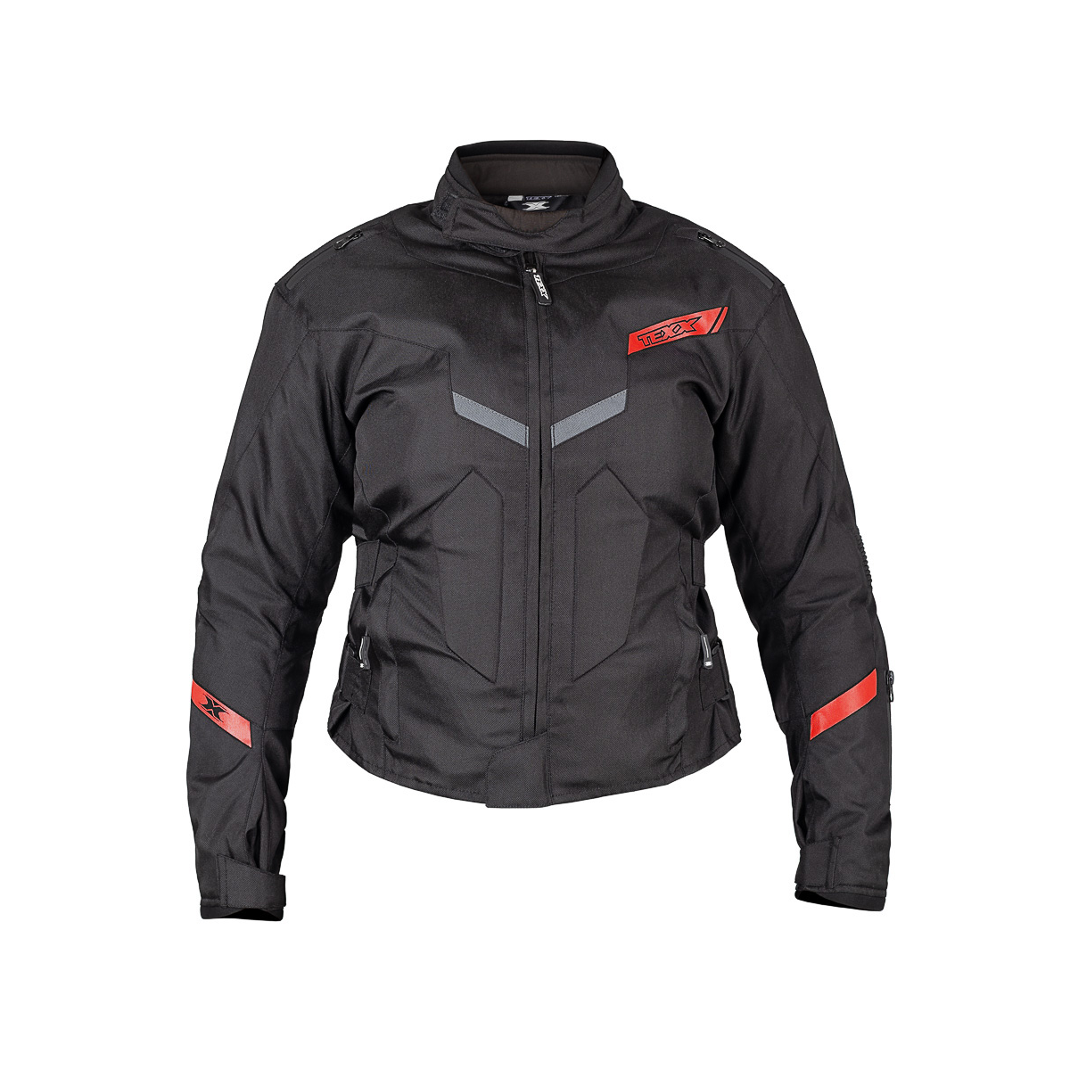 Jaqueta Moto Texx New Strike V3 Feminino Preto Vermelho