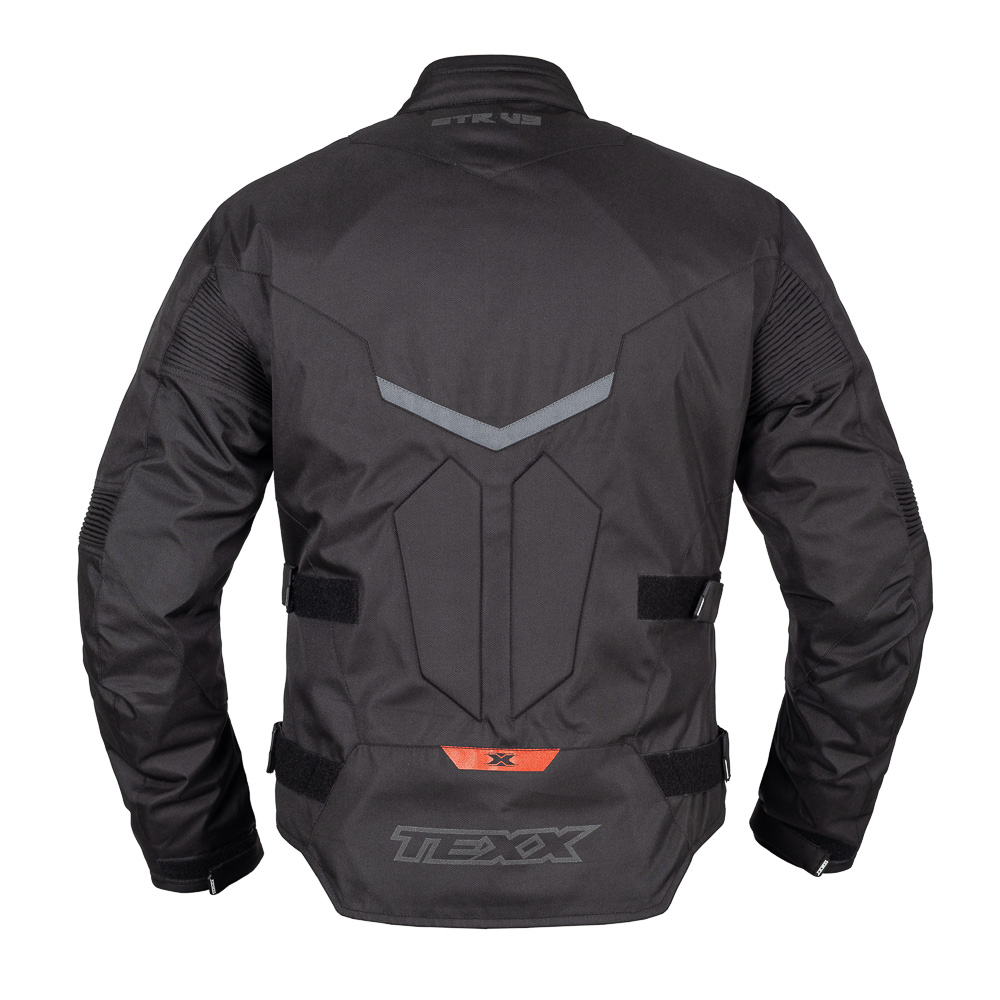 Jaqueta Moto Texx New Strike V3 Masculino Preto Vermelho