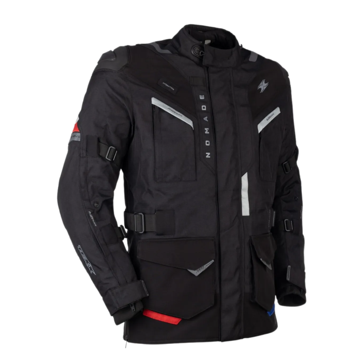 Jaqueta Moto Texx Nomade Masculina Preta Azul Vermelha
