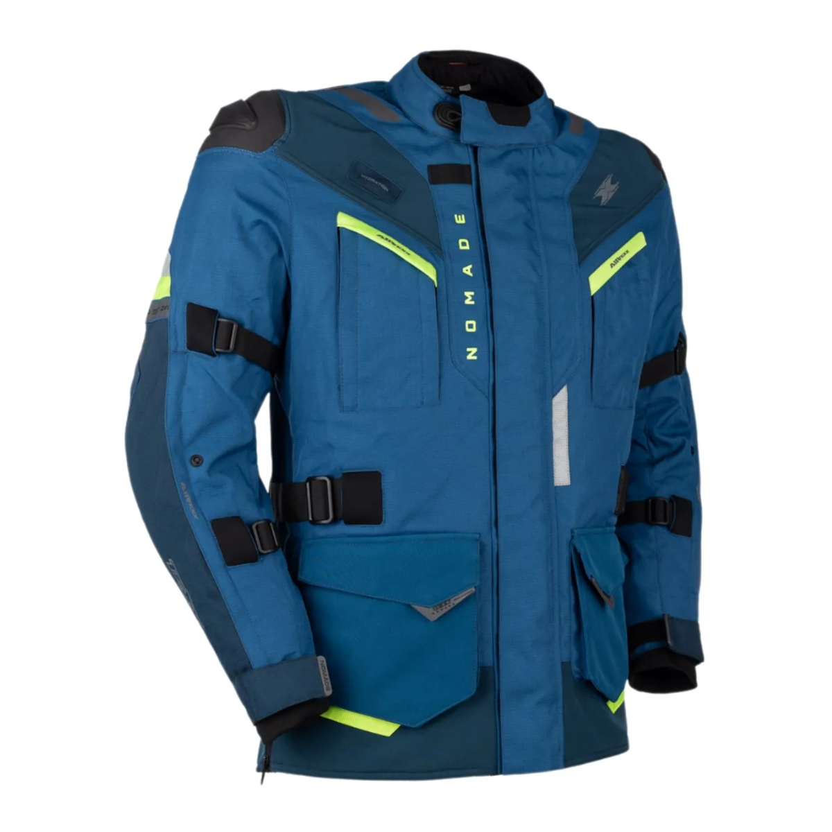 Jaqueta Moto Texx Nomade Masculina Azul Verde