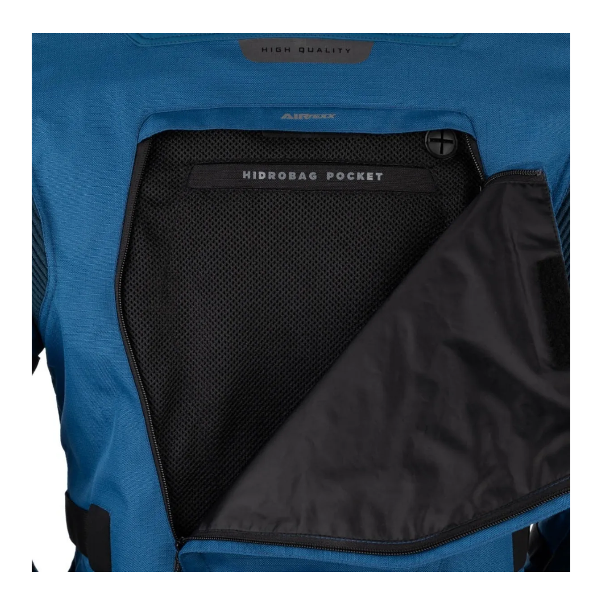 Jaqueta Moto Texx Nomade Masculina Azul Verde