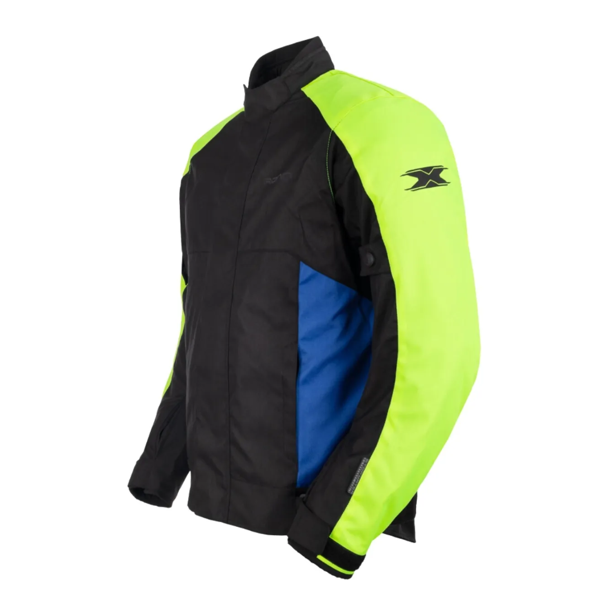 Jaqueta Moto Texx Ronin V2 Masculina Preta Verde Azul