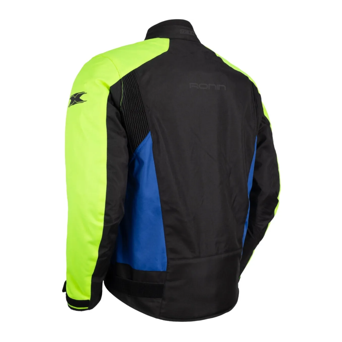 Jaqueta Moto Texx Ronin V2 Masculina Preta Verde Azul