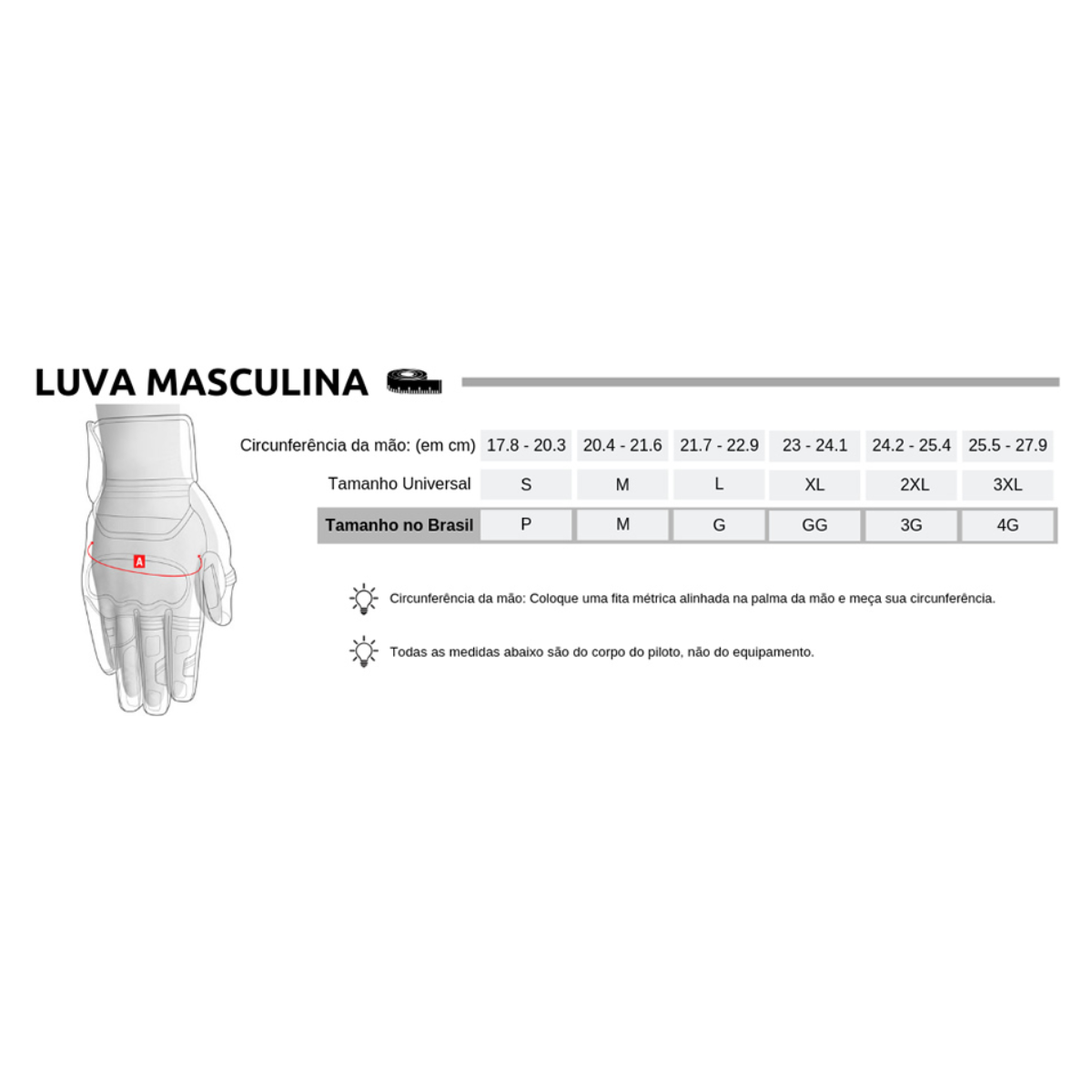 Luva Moto Texx Liberty Preta
