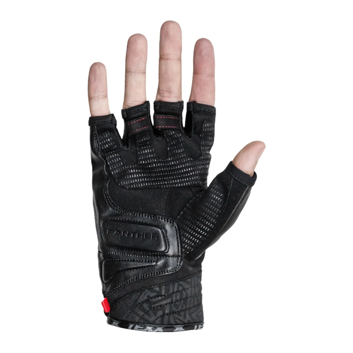 Luva Moto Texx Phanter Meio Dedo Preta