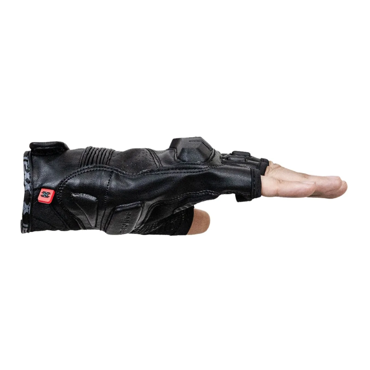 Luva Moto Texx Phanter Meio Dedo Preta