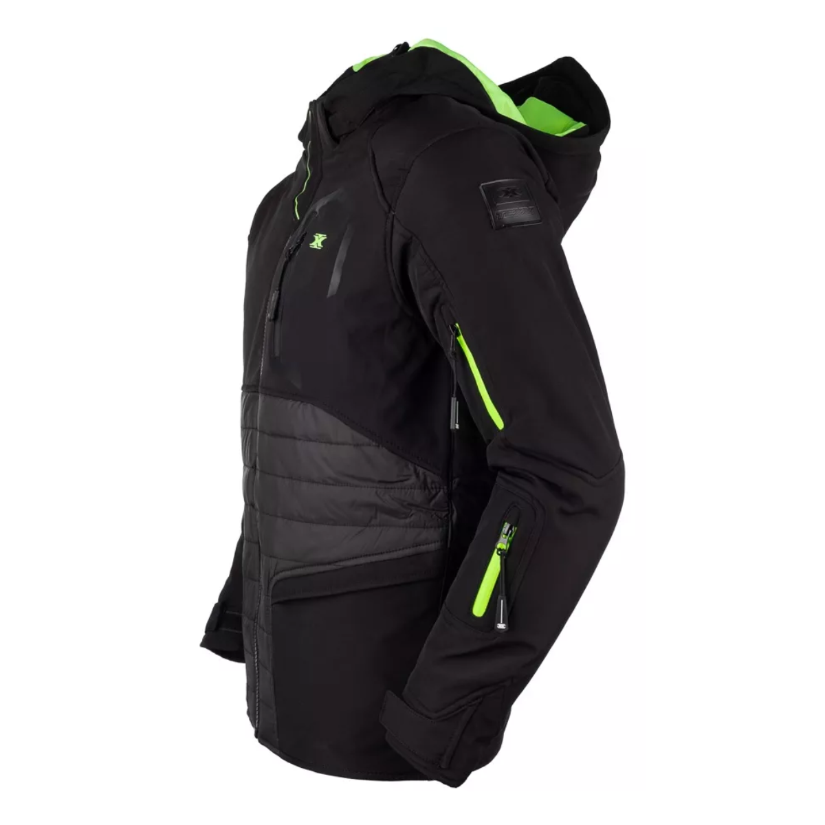 Jaqueta Moto Texx Miami Unissex Preta Verde