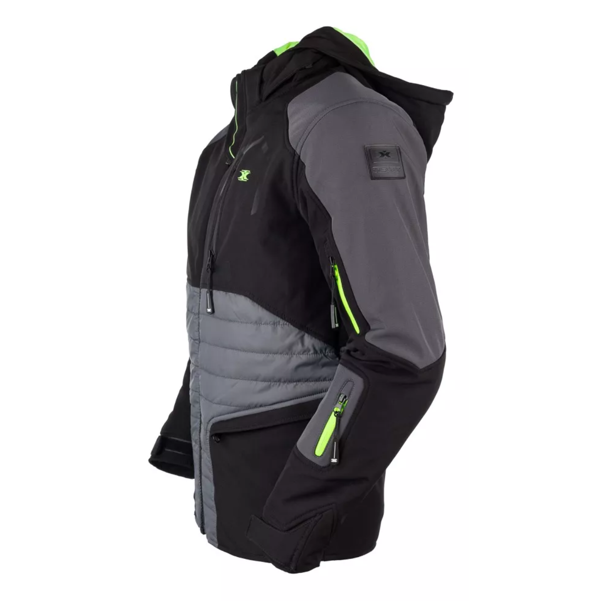 Jaqueta Moto Texx Miami Unissex Cinza Preta Verde