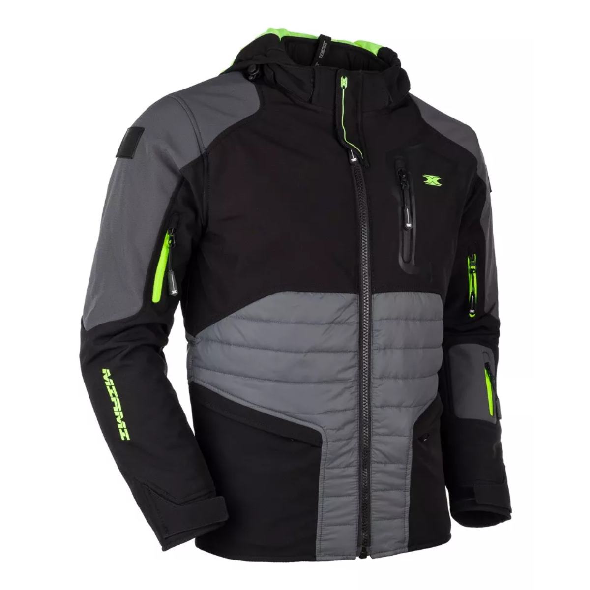 Jaqueta Moto Texx Miami Unissex Cinza Preta Verde