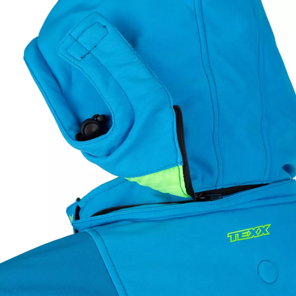 Jaqueta Moto Texx Miami Unissex Azul Verde