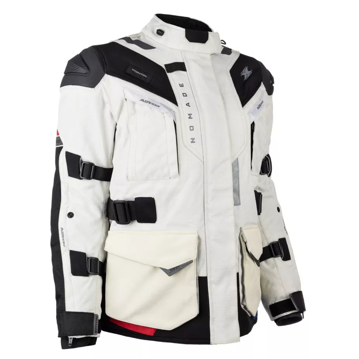 Jaqueta Moto Texx Nomade Lady Feminina Branca Azul Vermelha