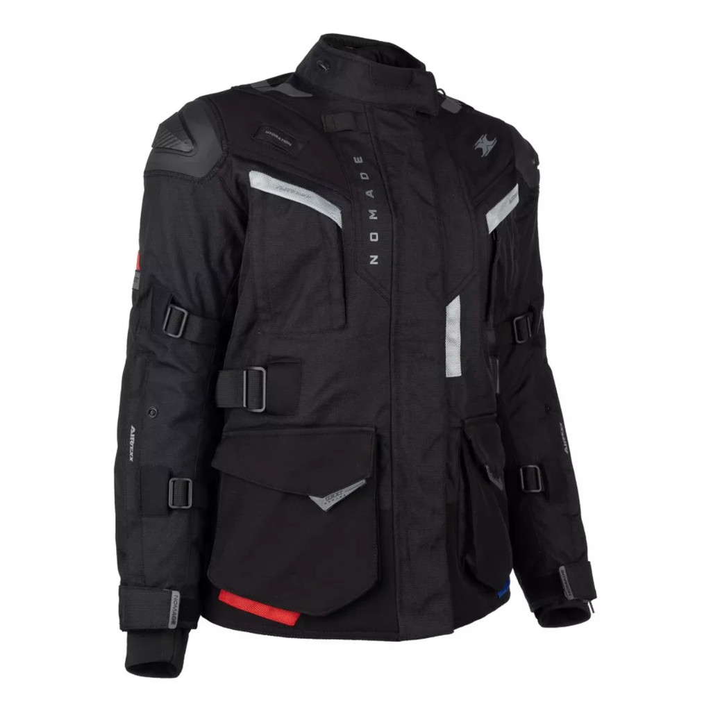 Jaqueta Moto Texx Nomade Lady Feminina Preta Azul Vermelha