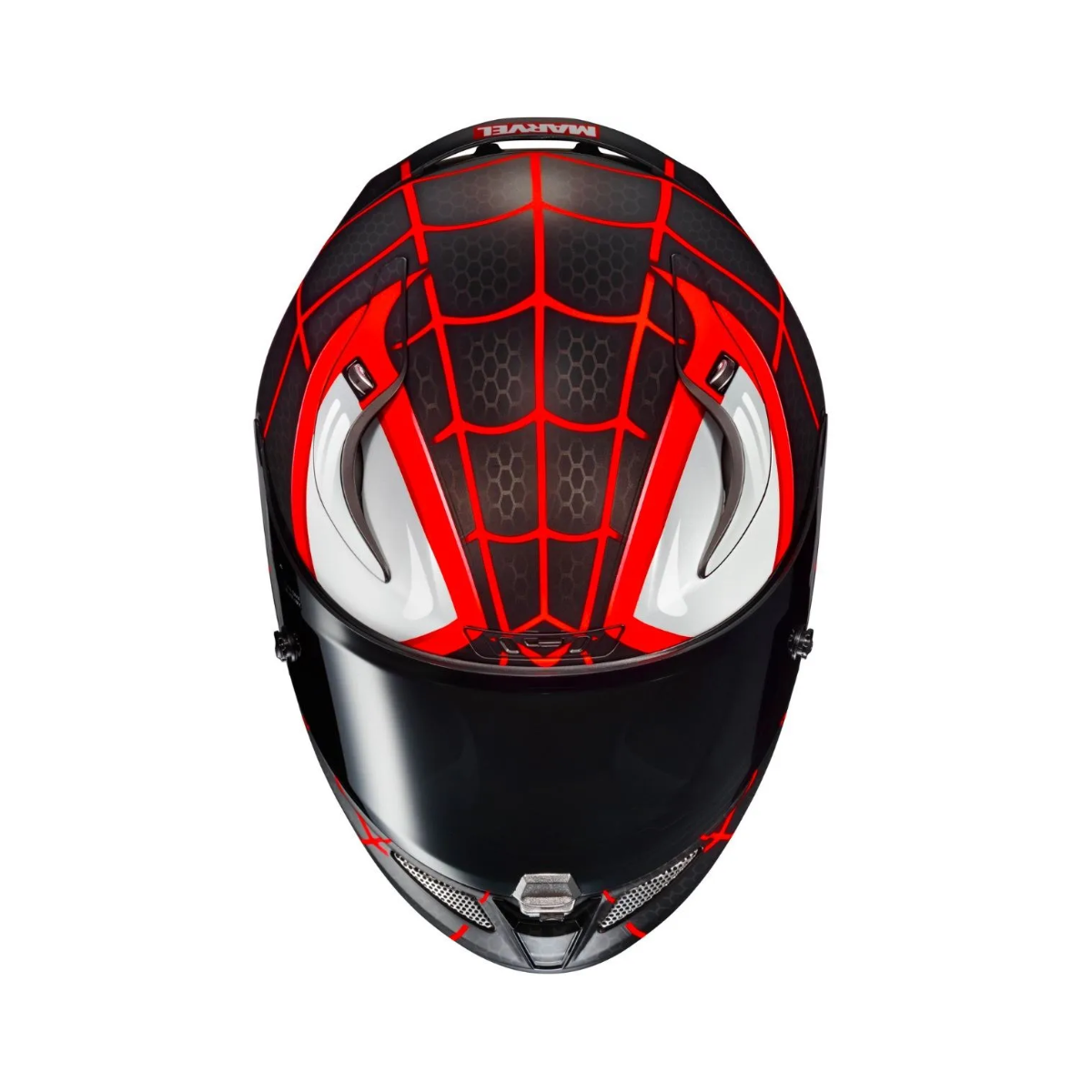 Capacete Moto Hjc Rpha 11 Homem Aranha Preto Vermelho
