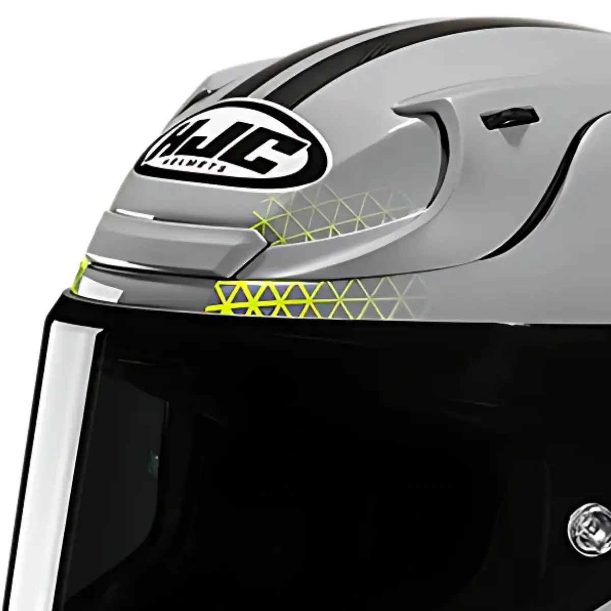 Capacete Moto Hjc Rpha 12 Enoth Cinza Verde