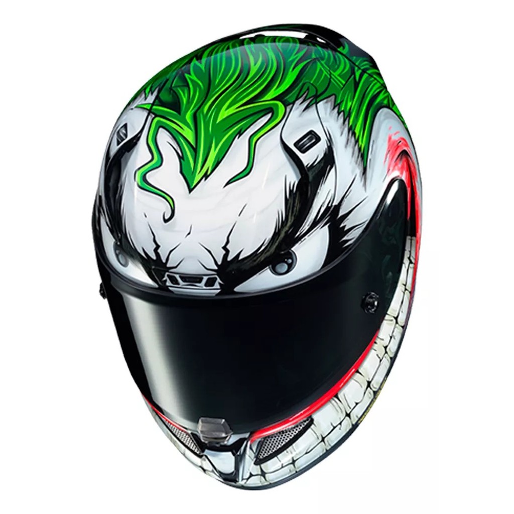 Capacete Moto Hjc Rpha 11 Coringa Dc Joker Verde Roxo