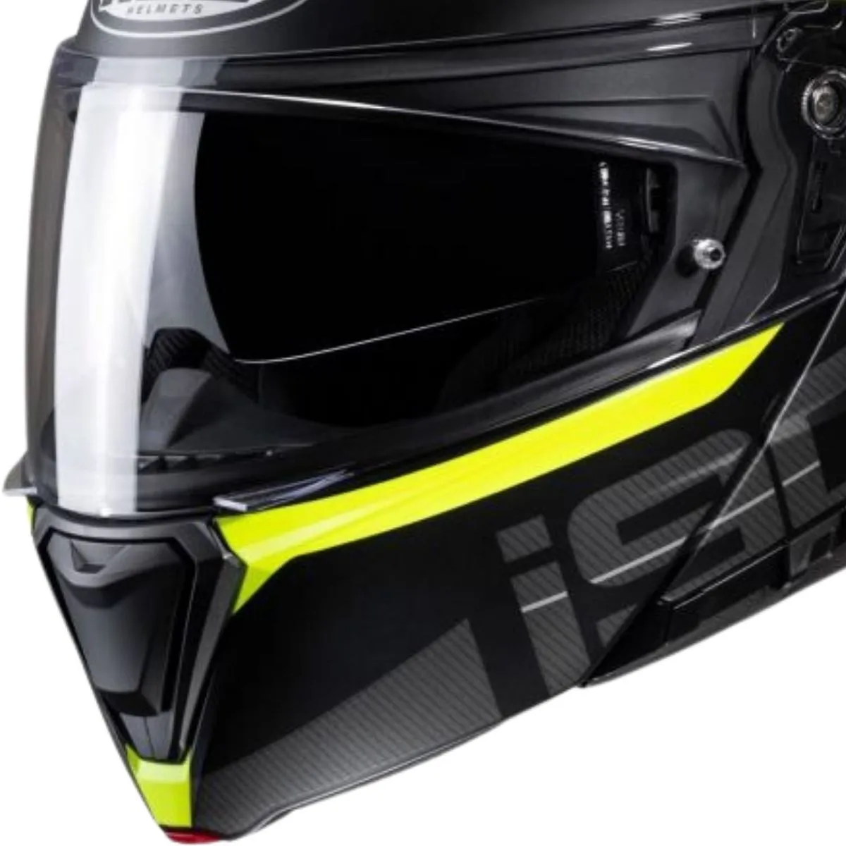 Capacete Moto Hjc I90 May Preto Verde