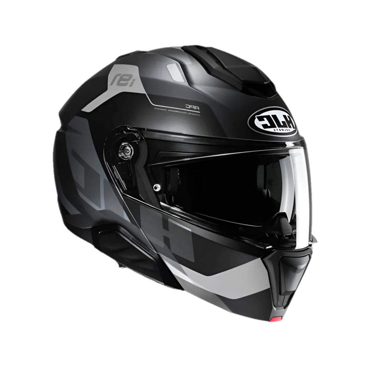 Capacete Moto Hjc I91 Carst Preto Cinza