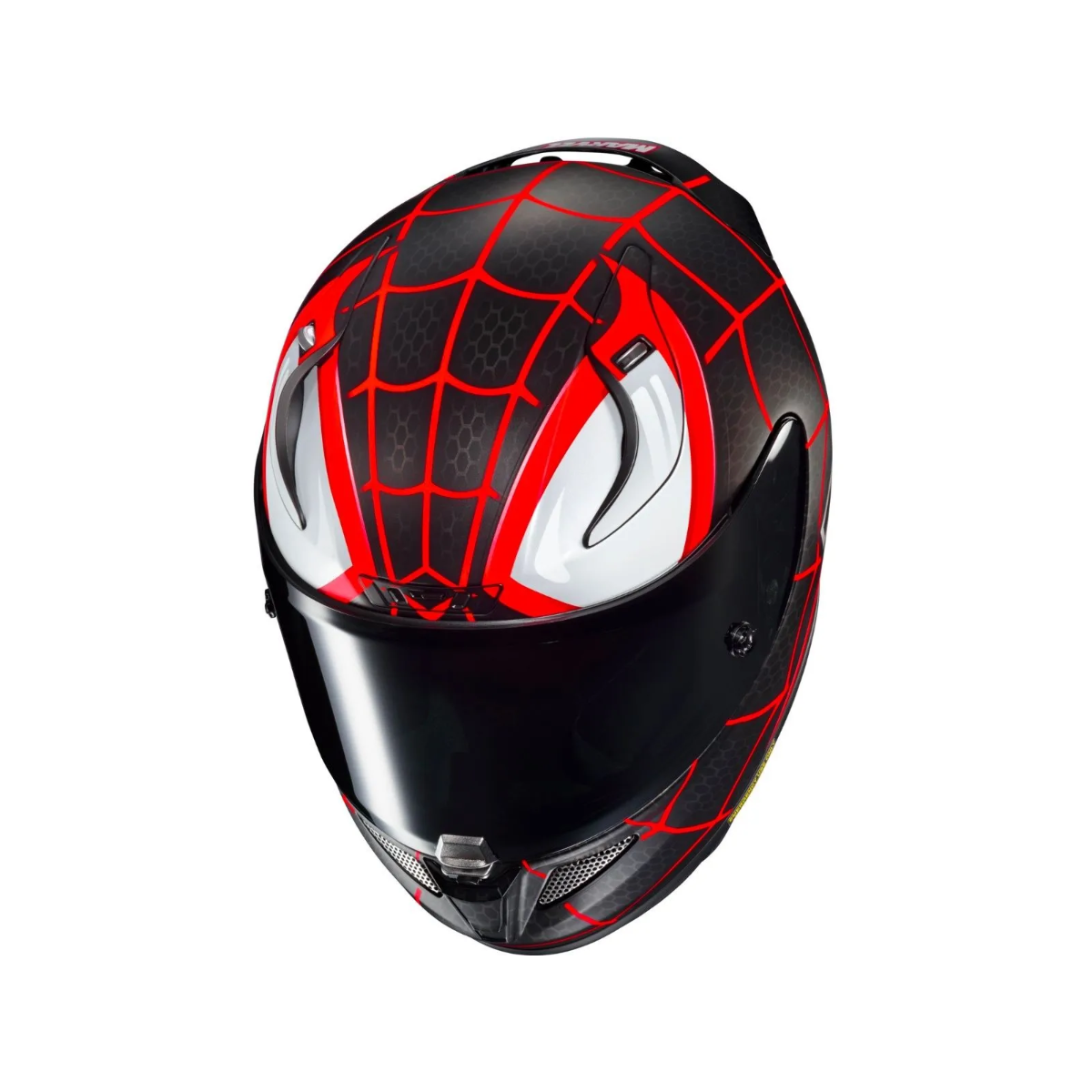 Capacete Moto Hjc Rpha 11 Homem Aranha Preto Vermelho