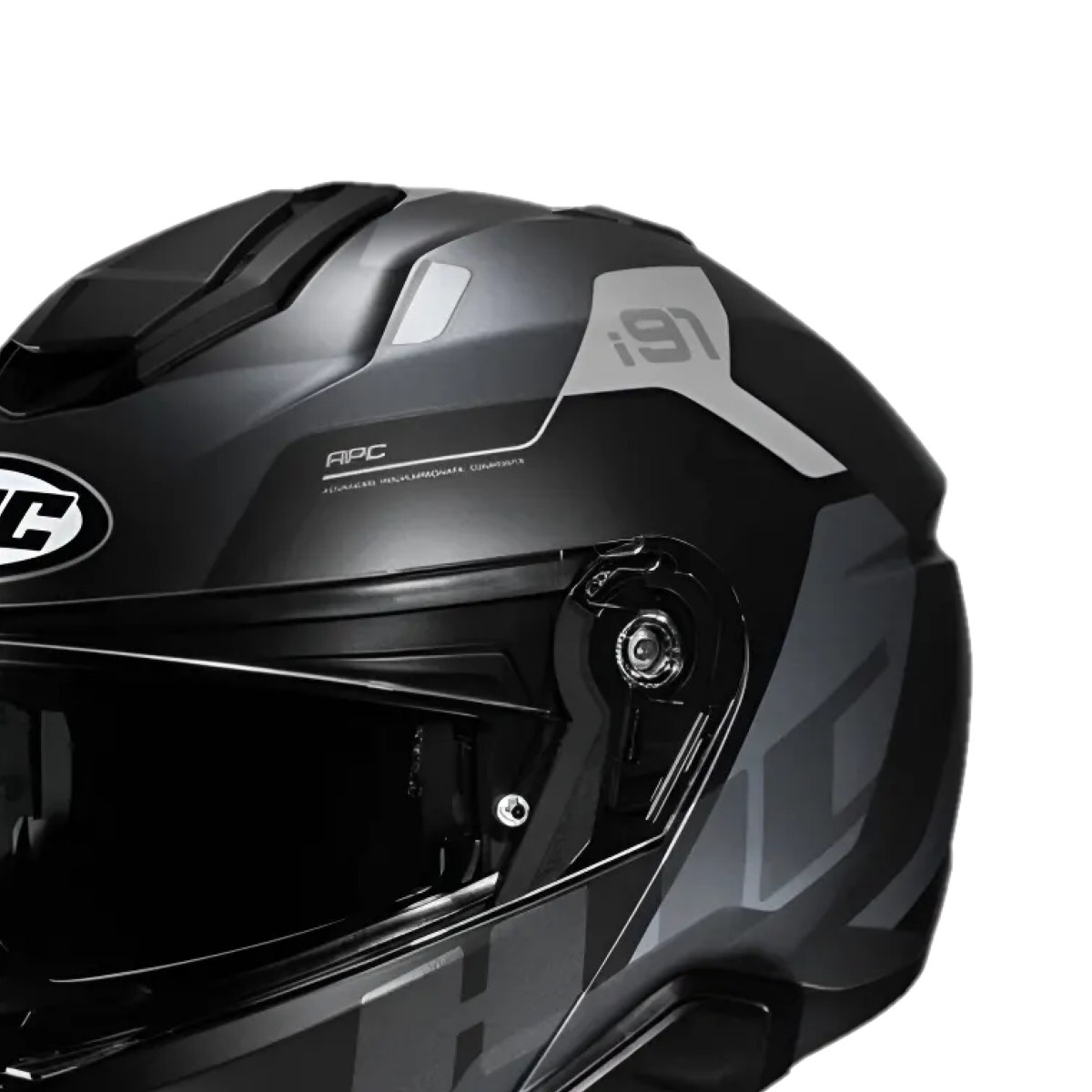 Capacete Moto Hjc I91 Carst Preto Cinza