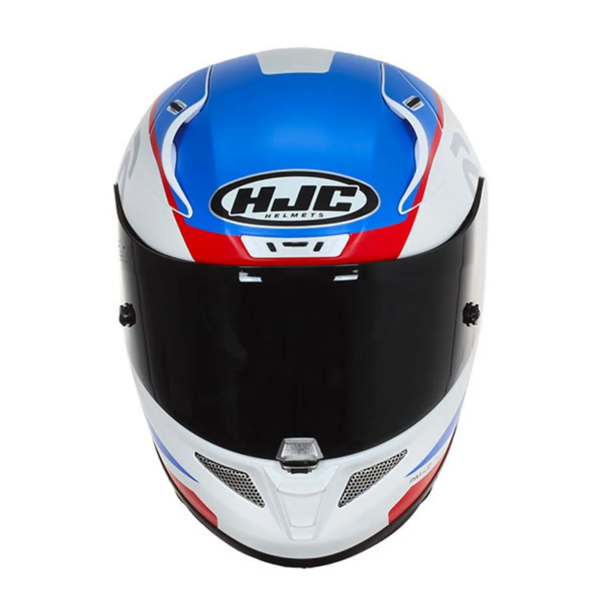 Capacete Moto Hjc Rpha 11 Texen Preto Azul Vermelho