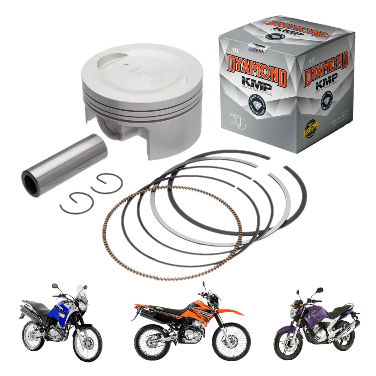 Kit Pistão Anéis Fazer Lander Tenere 250 Std 025 050 075 100