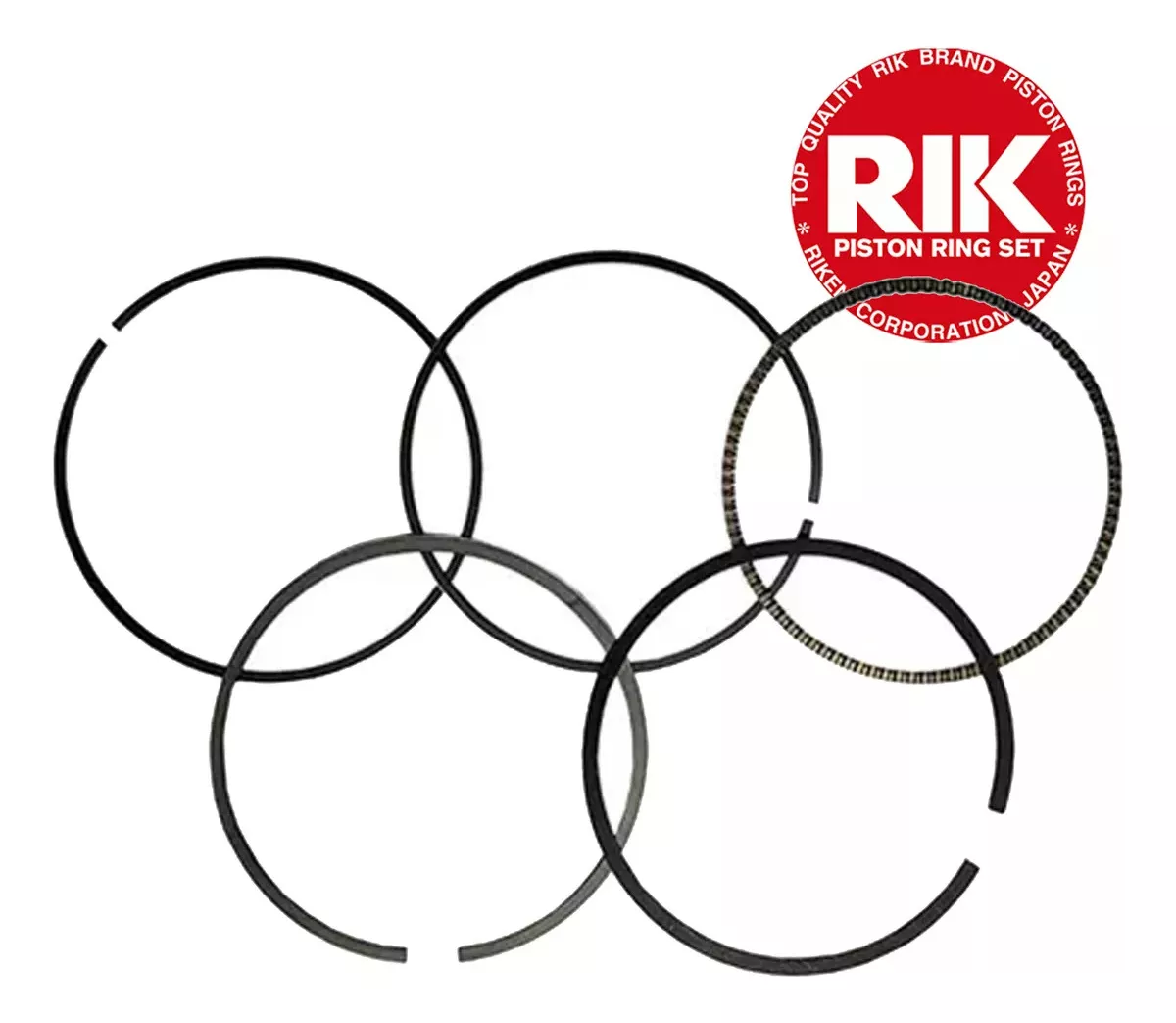 Kit Pistão Anel Rik Premium Nx 400 Falcon 1.50 2.00