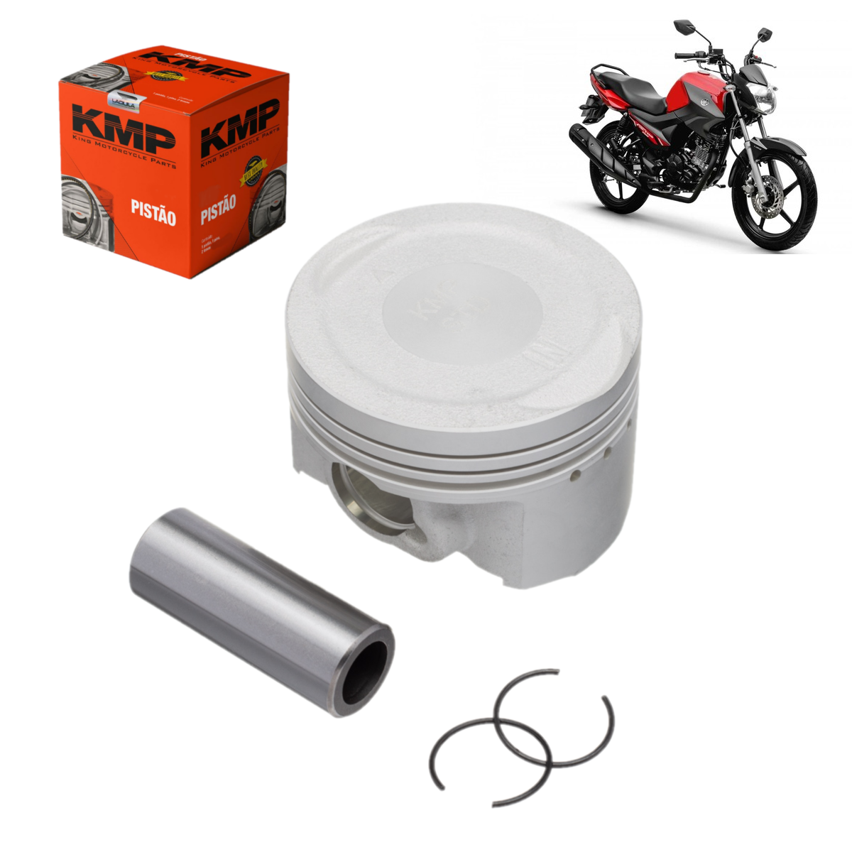 Pistão Ybr 125i Factor Std 0.25 0.50 0.75 1.00 Kmp