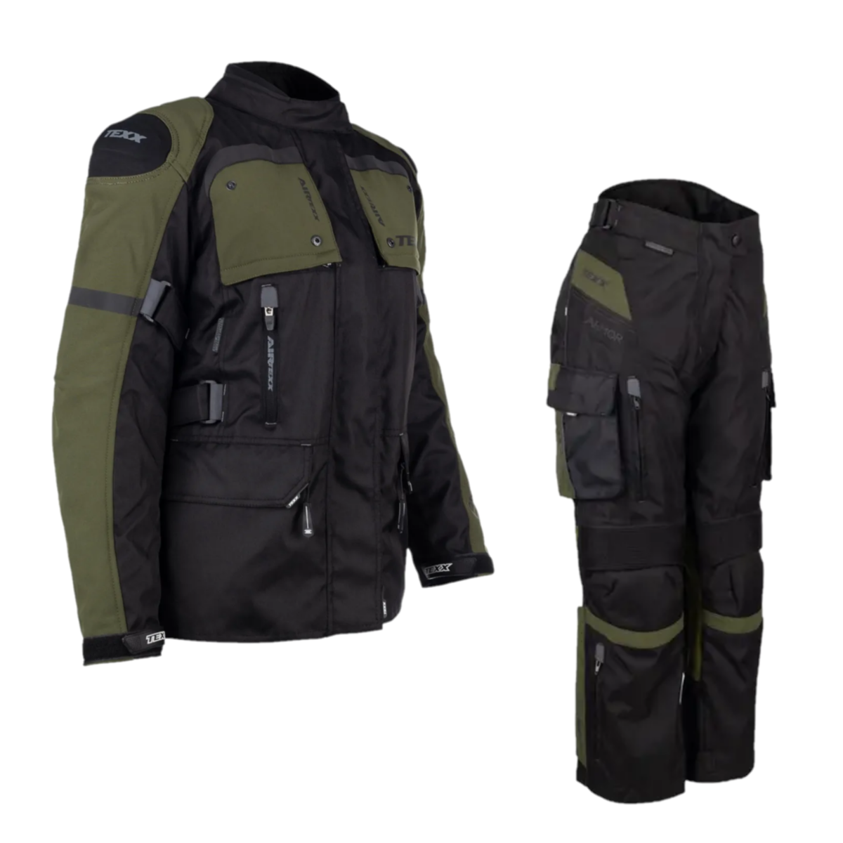 Roupa Moto Texx Armor Conjunto Feminino Preto Verde