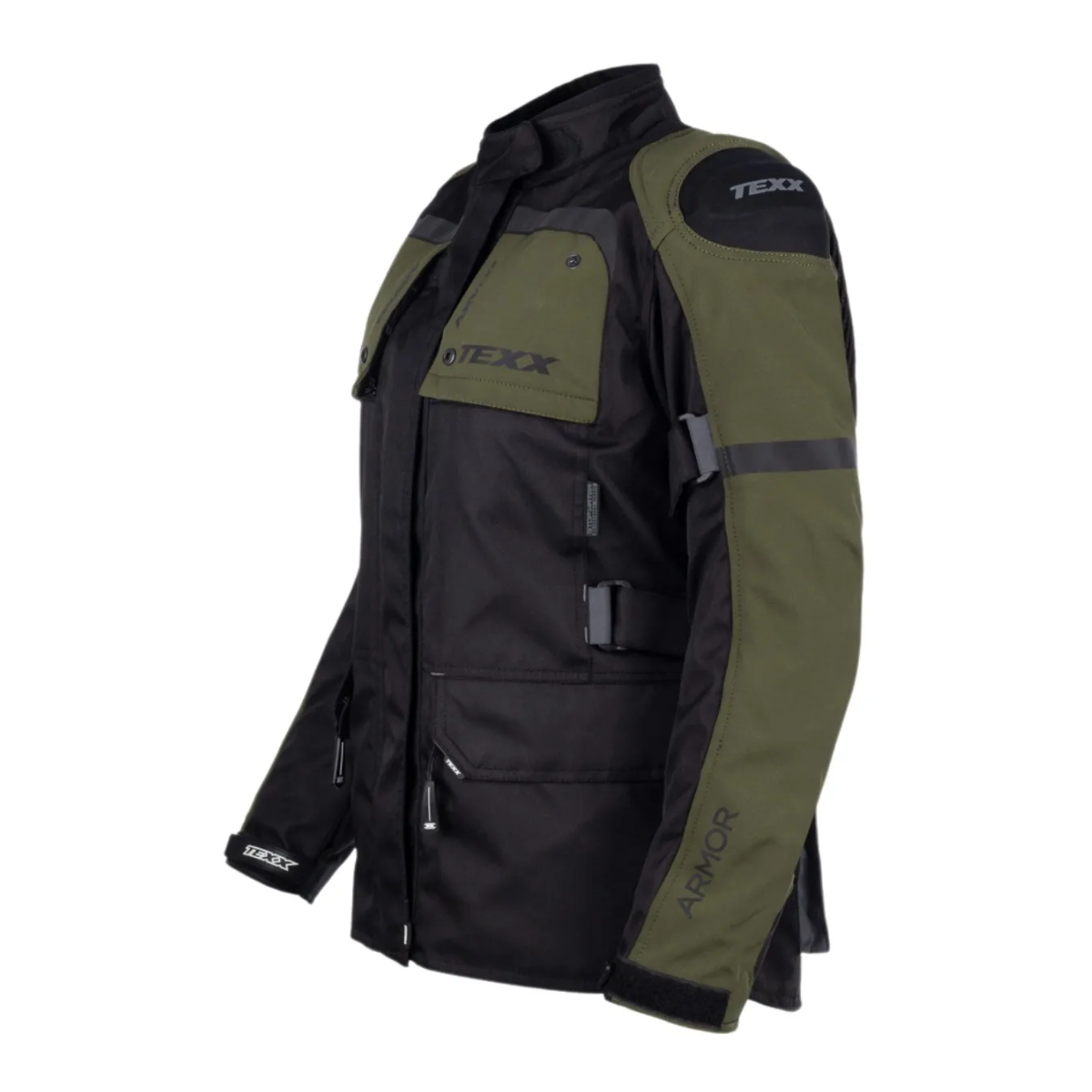 Roupa Moto Texx Armor Conjunto Feminino Preto Verde