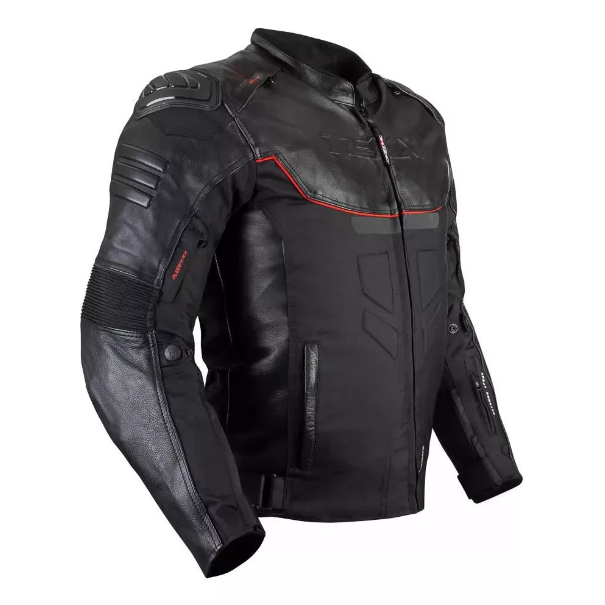 Roupa Moto Texx Falcon V2 Conjunto Masculino Preto Vermelho