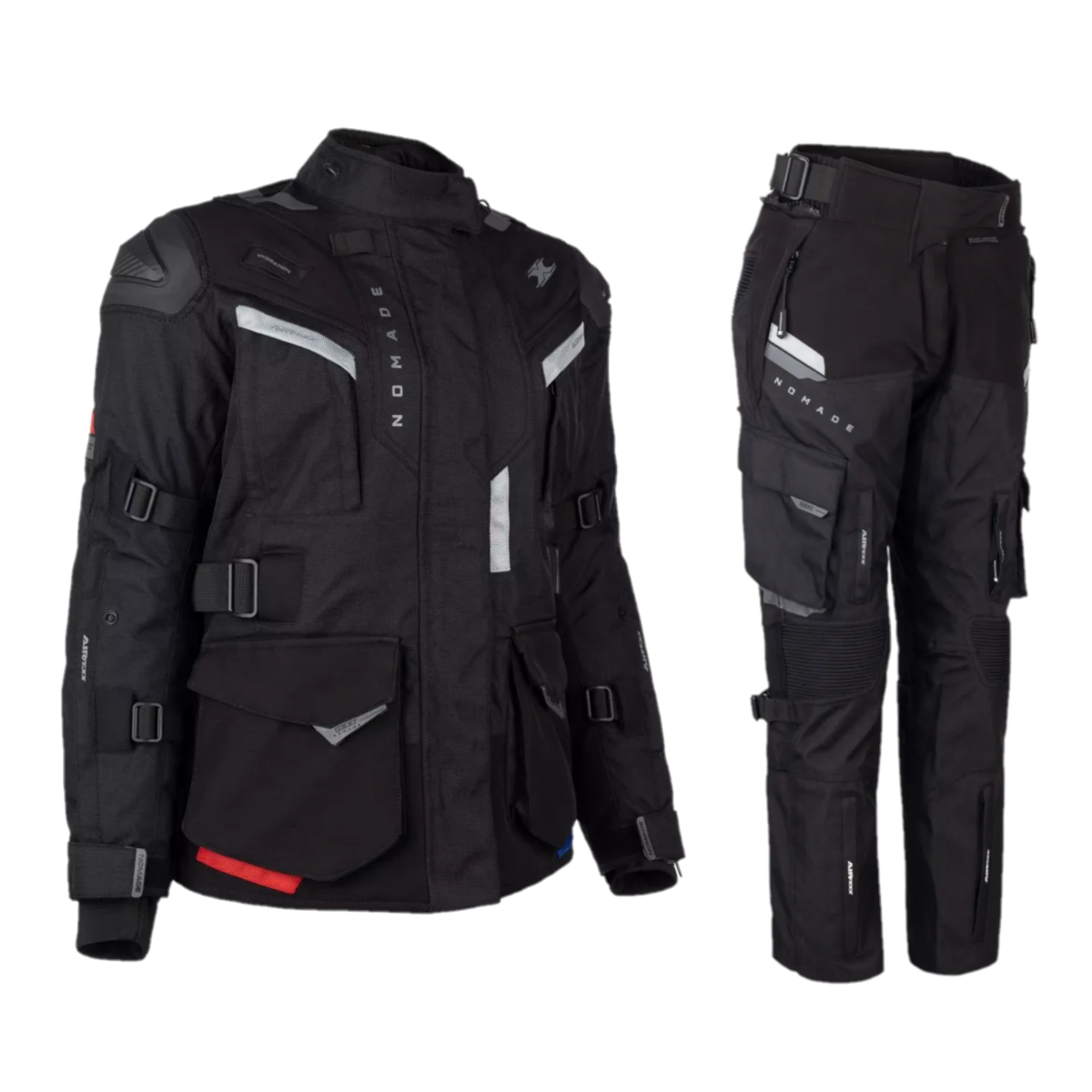 Roupa Moto Texx Nomade Conjunto Feminino Preto Azul Vermelho