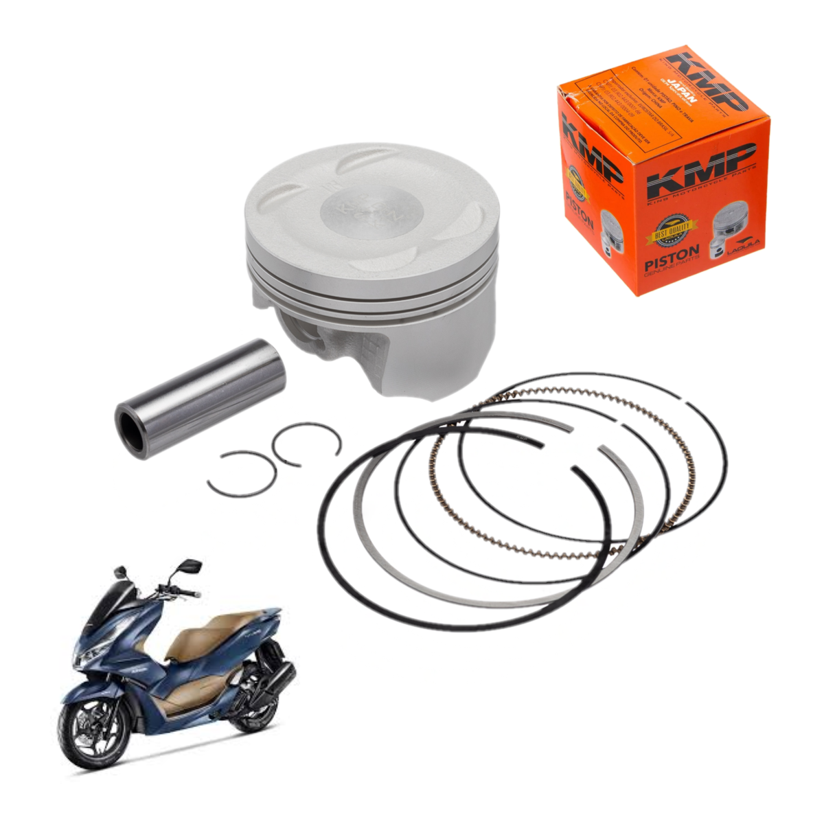Kit Pistão Anel Pcx 160 2023/25 Std 0.25 0.50 0.75 1.00 Kmp