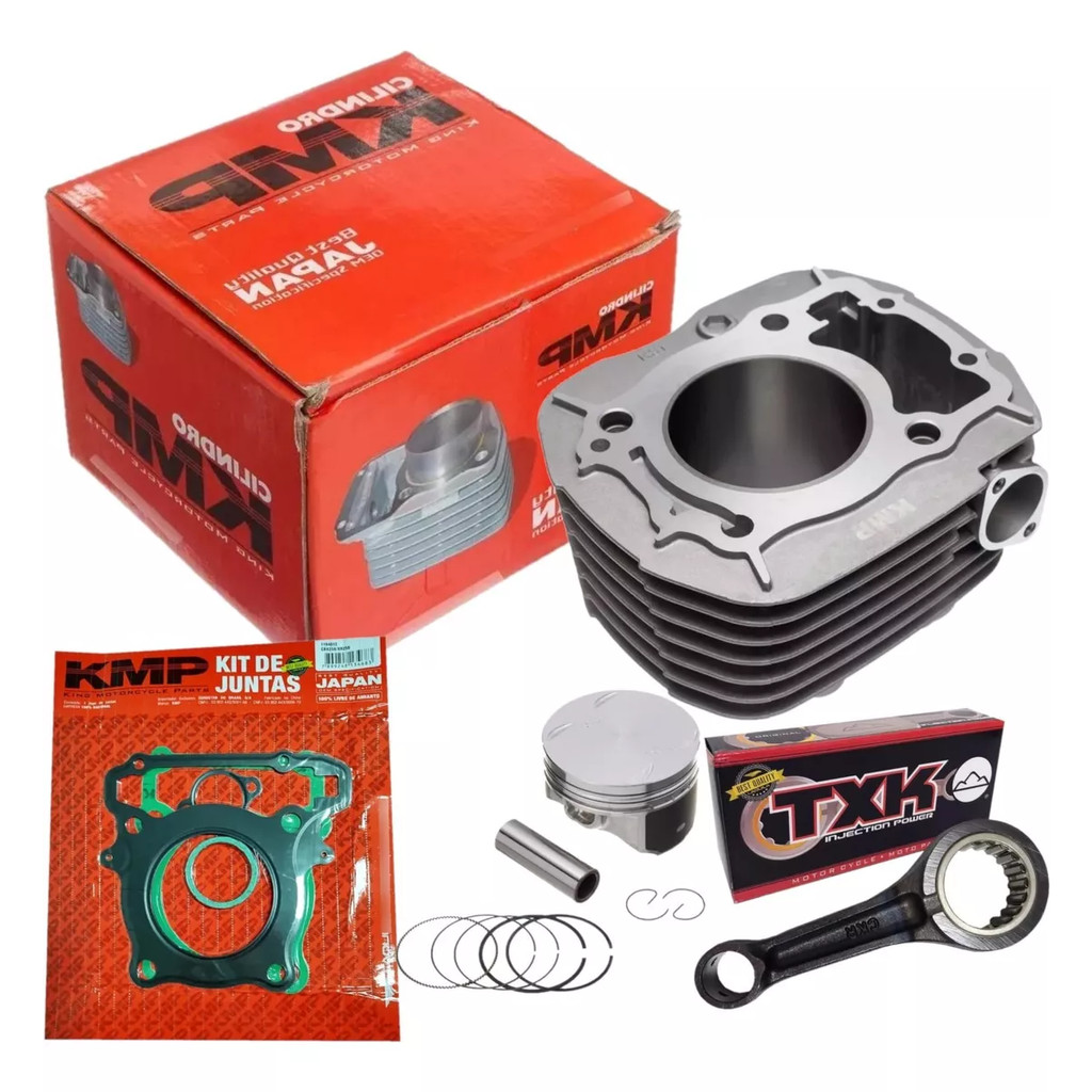 Kit Cilindro Motor Biela Completo Cb 250f Twister Crf 250f Kmp