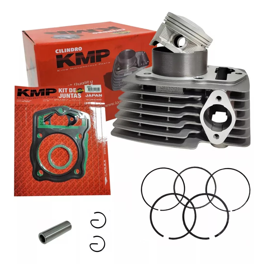 Kit Motor Pistao Aneis Nxr 150 Bros Ohc 2003 2004 2005 Kmp