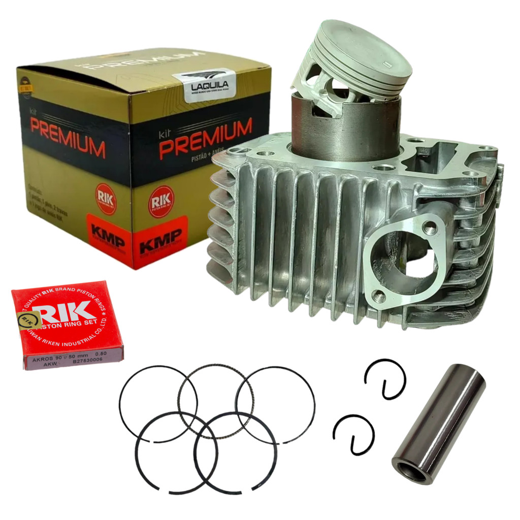 Kit Cilindro Biz 125 2005 2006 2007 2008 Premium