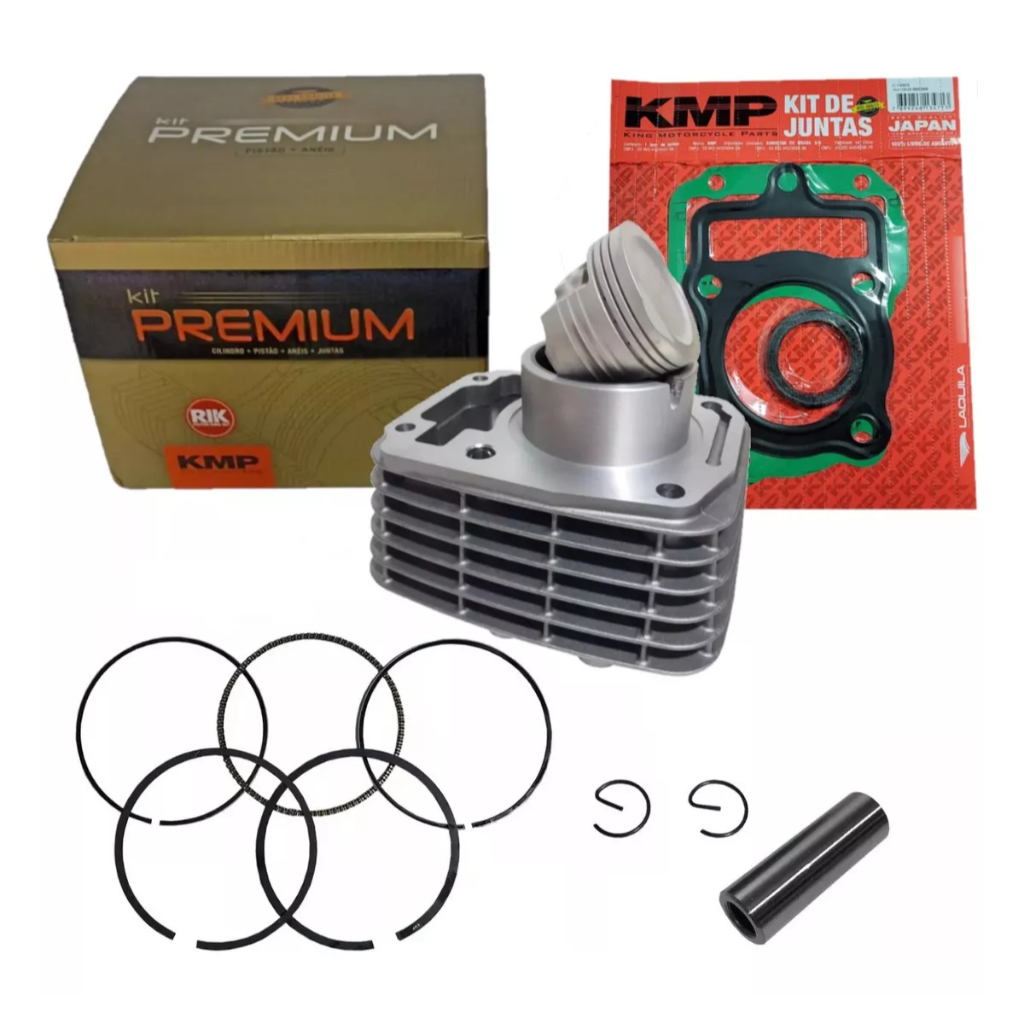 Kit Cilindro Fan Bros 125 2015 2016 2017 2018 Original Kmp