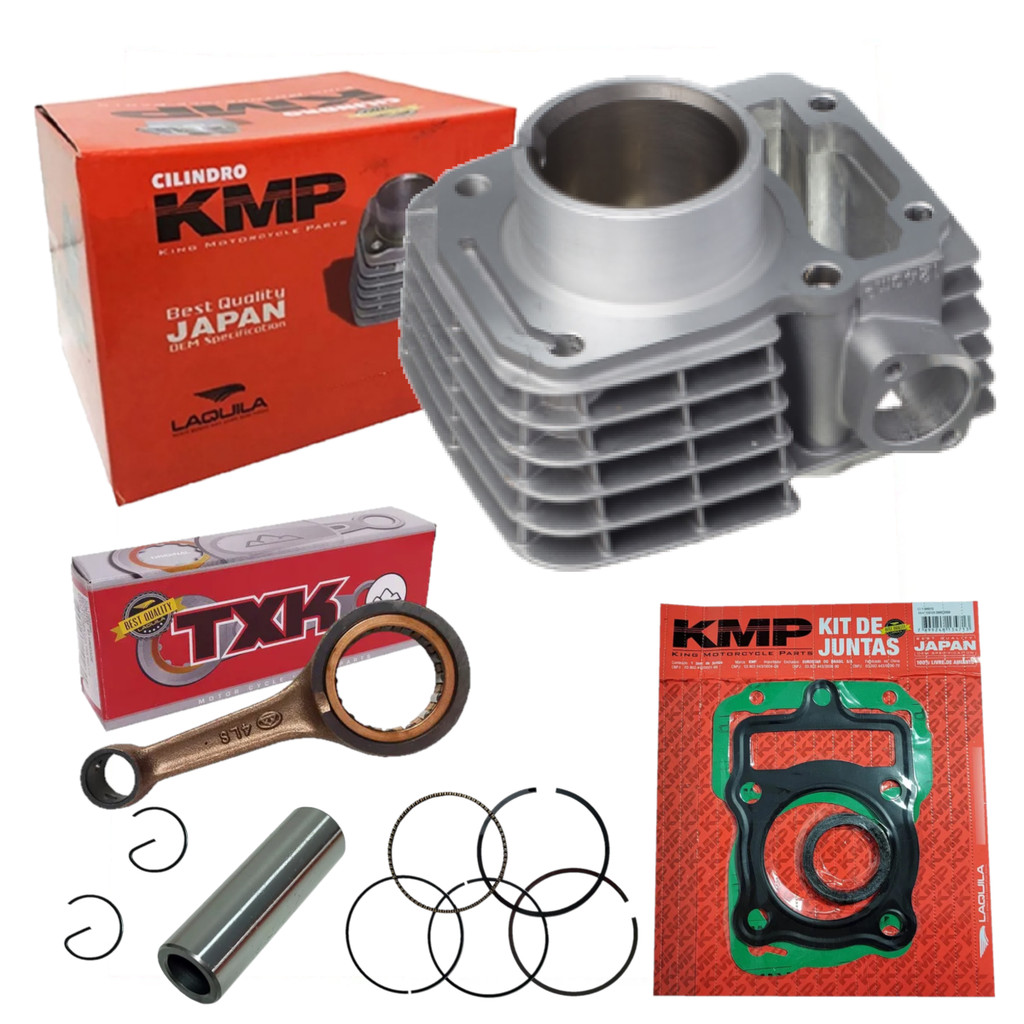 Kit Cilindro Fan 125 2009 2010 2011 2012 2013 KMP Biela Txk