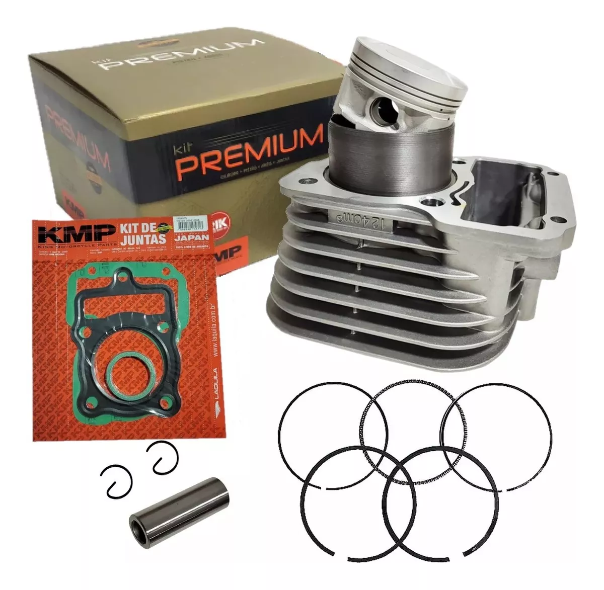Kit Cilindro Fan Titan Bros 125 2000 2001 2002 2003 2004 Kmp