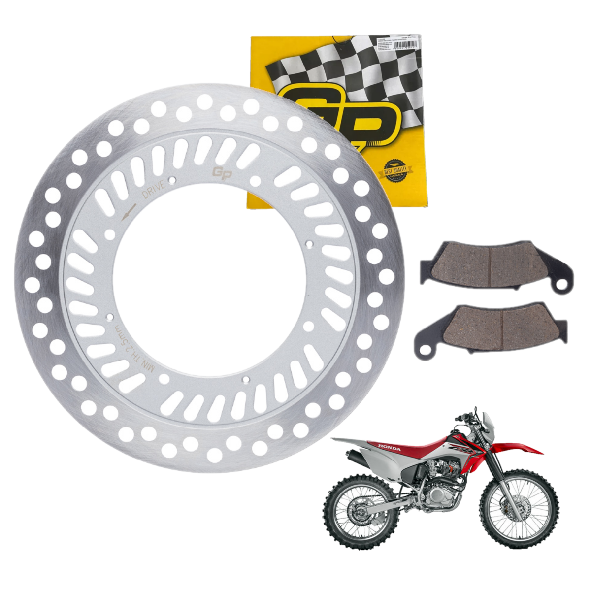 Disco Pastilha De Freio Dianteiro Crf 230 2005/2019 Original