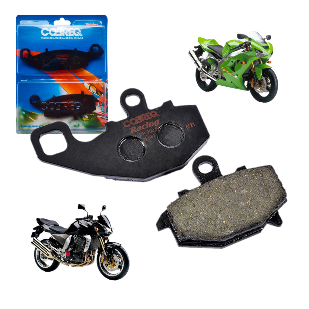 Pastilha Freio Traseira Kawasaki Zx-6r 600 Ninja Z 1000