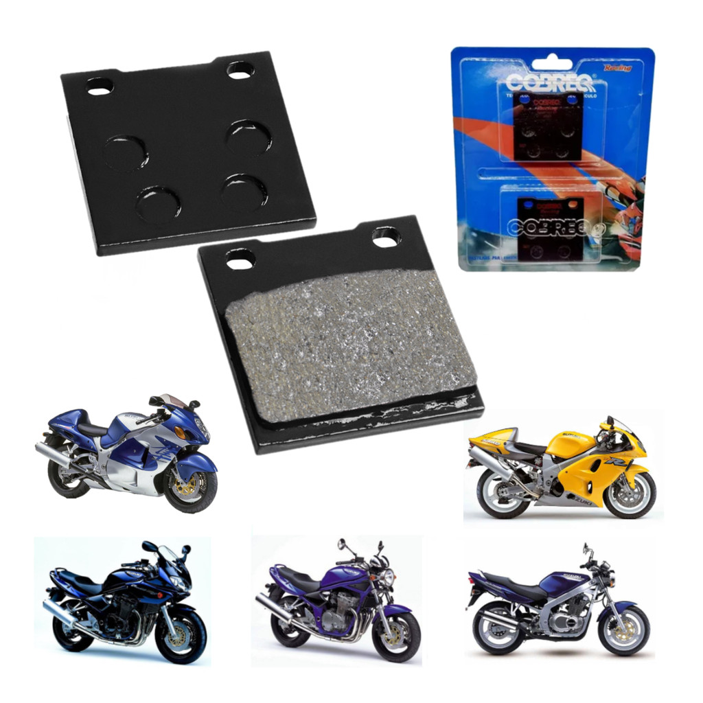 Pastilha Freio Traseira Gs 500E Gsf 600/1200 Bandit Gsx-R 1300 Hayabusa Tl 1000 RW