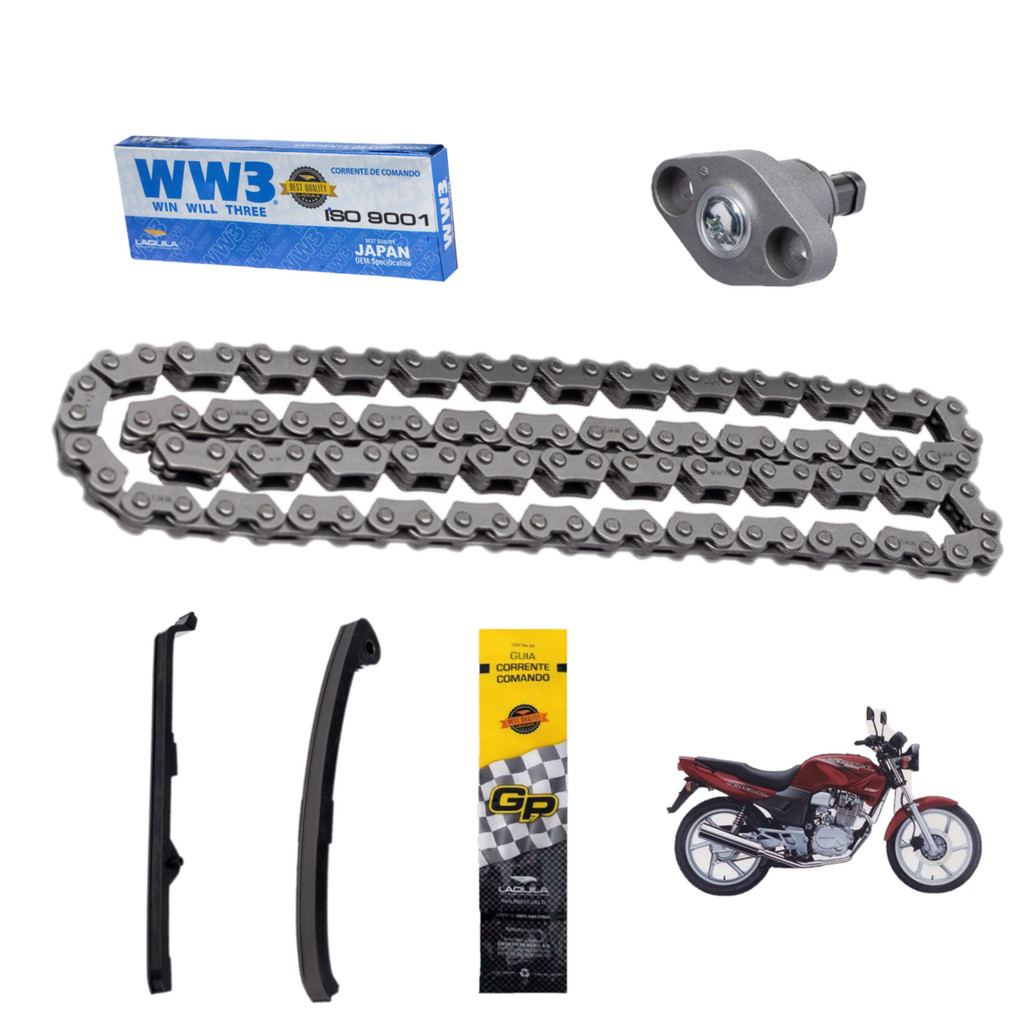 Kit Corrente Comando (4pcs) Cbx 200 1994/2002 Ww3 Original