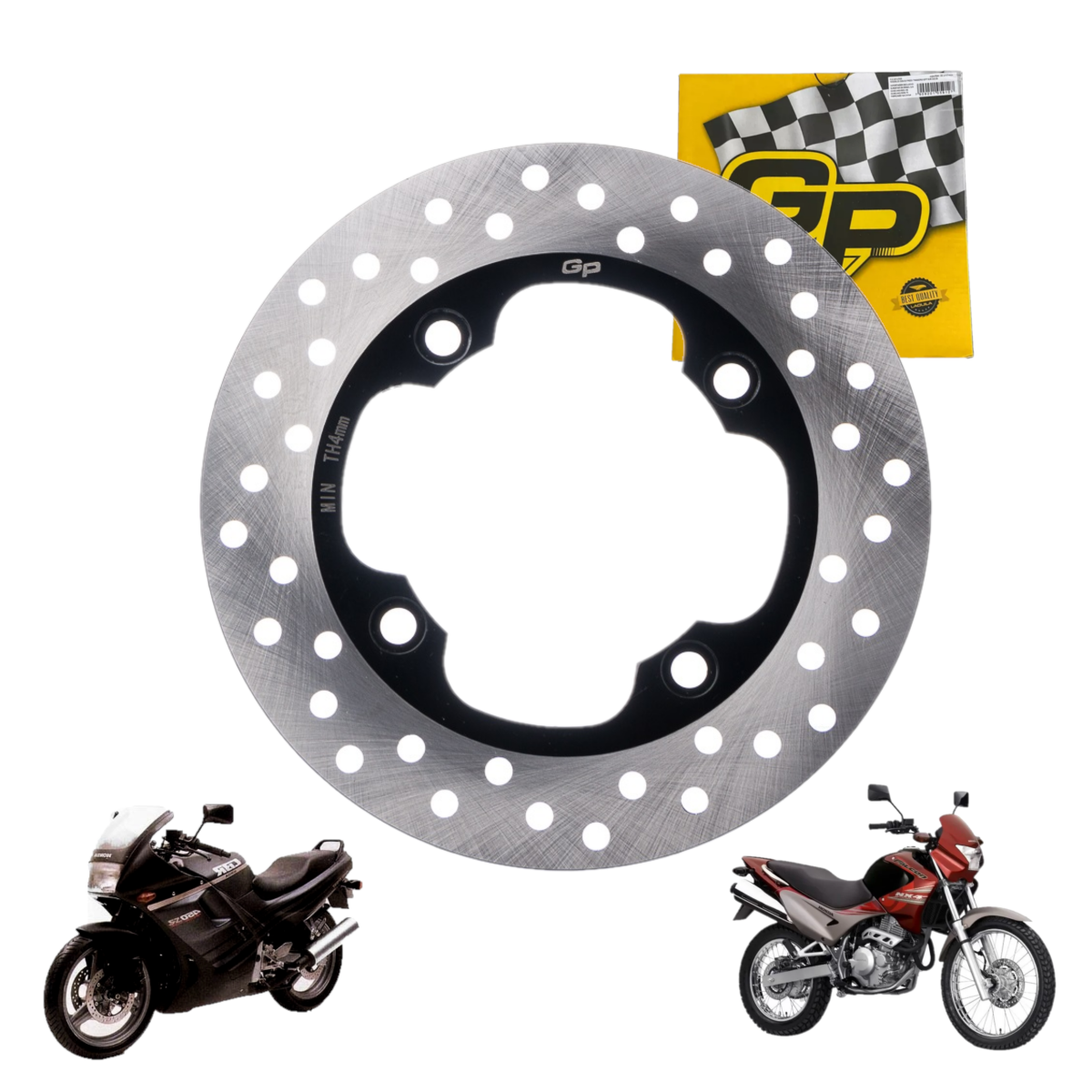 Disco Freio Traseiro Nx 400 Falcon Cbr 450 Sr 1989/2015 Orig
