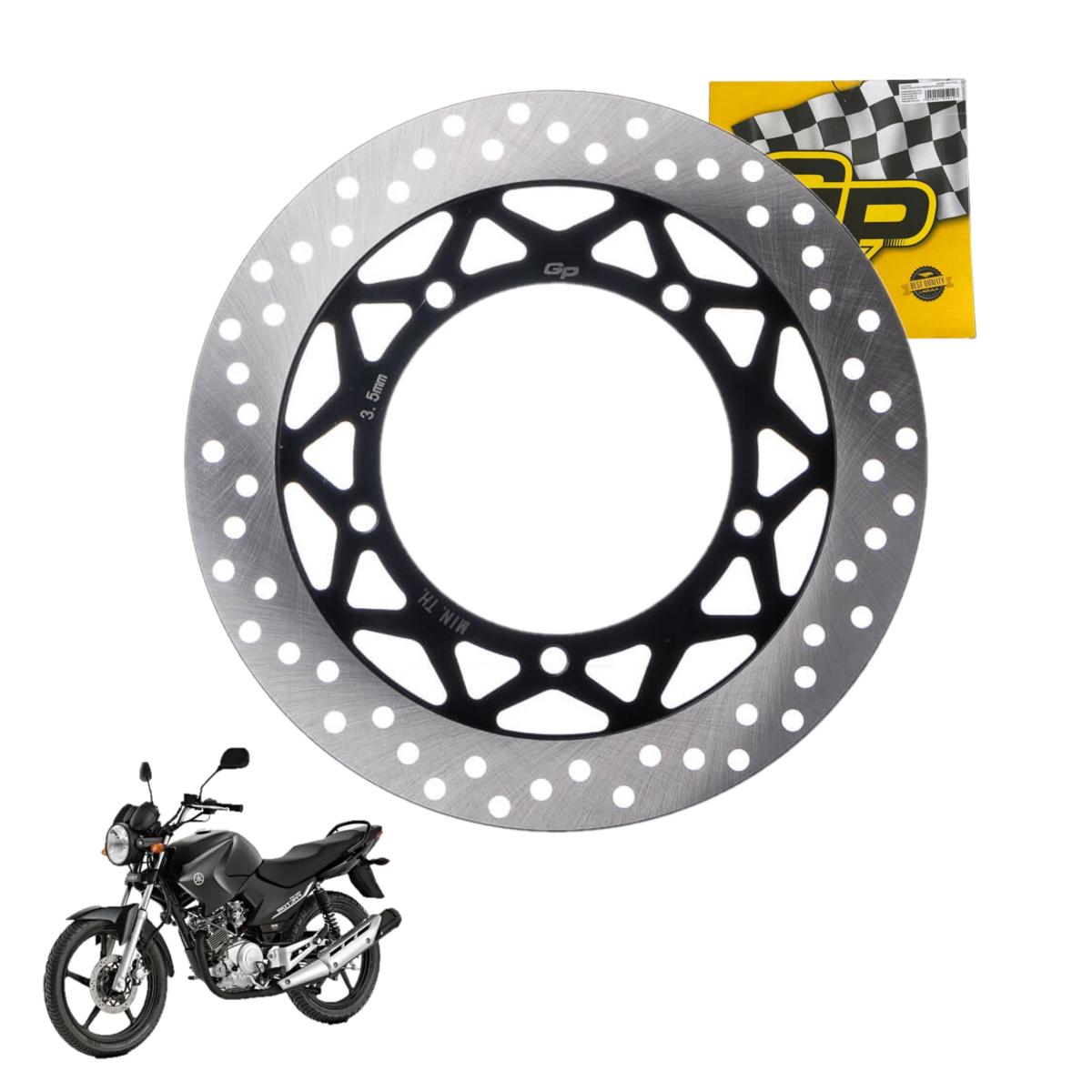 Disco Freio Dianteiro Ybr 125 Factor 2009/2013 Original